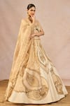 Buy_Masaba_Ivory Silk, Tissue, Organza Embroidery, Noor Ban Gaye Bridal Lehenga Set _Online_at_Aza_Fashions