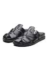 Buy_Dang Shoes_Black Jaipur Leather Sandals _at_Aza_Fashions