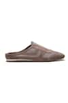 Dang Shoes_Taupe Lisbon Mesh Sandals _Online_at_Aza_Fashions