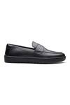 Dang Shoes_Black Field Leather Loafers _Online_at_Aza_Fashions