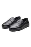 Buy_Dang Shoes_Black Field Leather Loafers _at_Aza_Fashions