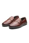 Buy_Dang Shoes_Brown Field Leather Loafers _at_Aza_Fashions