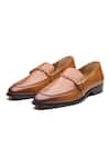 Buy_Dang Shoes_Tan Buck Leather Shoes _at_Aza_Fashions
