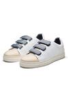 Buy_Dang Shoes_Blue Googly Nappa Leather Shoes _at_Aza_Fashions