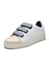 Buy_Dang Shoes_Blue Googly Nappa Leather Shoes _Online_at_Aza_Fashions