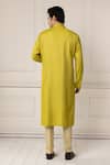 Shop_Minikin_Green Silk Gota Patti, Embroidery Kurta Set _at_Aza_Fashions