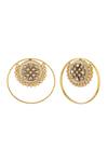 Shop_Bblingg_Gold Plated Pearls, Crystals Rubaina Mother Of And Hoops _at_Aza_Fashions