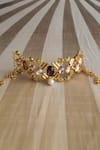 Shop_Bblingg_Gold Plated Charlotte Multi Crystal And Baroque Pearl Choker _Online_at_Aza_Fashions
