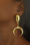 Buy_Bblingg_Gold Plated Crystals Copa Drop Baguette Earrings _Online_at_Aza_Fashions