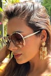 Buy_Bblingg_Gold Plated Crystals Baguette And Earrings _at_Aza_Fashions