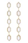 Shop_Bblingg_Gold Plated Crystals Cavi And Cubic Zirconia Danglers _at_Aza_Fashions