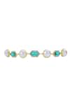 Buy_Bblingg_Gold Plated Cavi And Emerald Green Crystal Choker _Online_at_Aza_Fashions