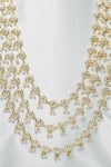 Queens Jewels_White Pearl Multilayer Jadau Necklace _Online_at_Aza_Fashions