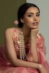 Shop_Queens Jewels_White Pearl Multilayer Jadau Necklace _at_Aza_Fashions