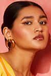 Shop_Bblingg_Gold Plated Crystals Copa Hoops With Baguette _Online_at_Aza_Fashions