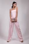 Buy_Yoseba_Pink Satin Square Neck Corset With Pant _Online_at_Aza_Fashions