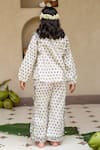 Shop_Plumcheeks_Off White Cotton Ruffles Jamuni Printed Top And Pant Set _at_Aza_Fashions