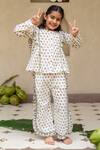 Buy_Plumcheeks_Off White Cotton Ruffles Jamuni Printed Top And Pant Set 