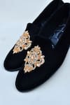 Buy_Around Always_Black Avi Zardozi Work Mojaris _Online_at_Aza_Fashions