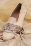 Buy_Around Always_Beige Jay Elephant Embroidered Shoes _at_Aza_Fashions