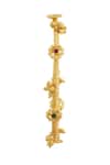 Zariin_Multi Color Stones, Beads Tinkling Tales Bangle - Single Piece _Online_at_Aza_Fashions