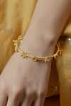 Shop_Zariin_Multi Color Stones, Beads Tinkling Tales Bangle - Single Piece _at_Aza_Fashions