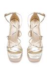 Shop_Sole House_Gold Embroidery, Zari And Dabka Block Heels _Online_at_Aza_Fashions