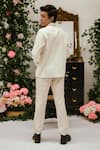 Shop_Vaani Beswal_Ivory Handloom Cotton Dave Pintuck Jacket Style Shirt _at_Aza_Fashions