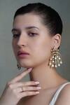 Buy Joules By Radhika Gold Plated Stones Zarmina Drop Dangler Earrings at Aza Fashions Buy_Joules By Radhika_Gold Plated Stones Zarmina Drop Dangler Earrings _at_Aza_Fashions