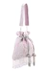 Buy_Nazaakat By Samara Singh_Pink Beads, Tassels Beaded Embroidered Potli Bag With _Online_at_Aza_Fashions