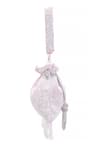 Shop_Nazaakat By Samara Singh_Pink Beads, Tassels Beaded Embroidered Potli Bag With _Online_at_Aza_Fashions
