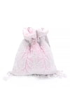 Nazaakat By Samara Singh_Pink Beads, Tassels Beaded Embroidered Potli Bag With _at_Aza_Fashions