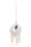 Nazaakat By Samara Singh_White Beads, Sequins, Pearls, Tassels And Embellished Batua Bag _Online_at_Aza_Fashions