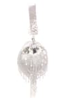 Buy_Nazaakat By Samara Singh_White Beads, Pearls, Fringe Beaded Batua Bag _Online_at_Aza_Fashions