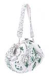 Shop_Nazaakat By Samara Singh_Green Beads, Pearls, Gemstones Beaded Batua Bag With Metal Frame _Online_at_Aza_Fashions