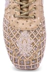 Shop_Anaar_Gold Shehzaadi Wedge Sneakers 