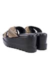 Buy_Anaar_Black Beads, Sequins Soleilita Embroidered Wedge Sandals _Online_at_Aza_Fashions