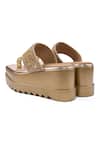 Buy_Anaar_Gold Beads, Sequins, Mirrors Maharani Embroidered Wedges 