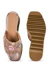 Shop_Anaar_Gold Embroidery, Beads, Pearls Bollynight Wedges _at_Aza_Fashions