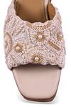 Shop_Anaar_Off White Embroidery, Beads, Sequins, Pearls Cloudsicle Wedge Sandals 