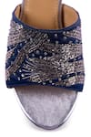 Shop_Anaar_Blue Beads, Sequins Electric Nakhra Platform Heels 