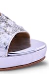 Buy_Anaar_Silver Sequins, Crystals Mirrorball Platform Heels 