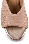 Shop_Anaar_Gold Sequins, Beads Sunkissed Platform Sandals 