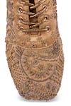 Shop_Anaar_Gold Khazana Wedge Embroidered Sneakers 