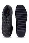 Shop_Anaar_Black Afterglow Wedge Embroidered Sneakers _at_Aza_Fashions