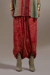 Buy_Aseem Kapoor_Green Crepe Embroidery Collared Mandala Pattern Shirt With Dhoti Pant _Online_at_Aza_Fashions