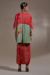 Shop_Aseem Kapoor_Green Crepe Embroidery Collared Mandala Pattern Shirt With Dhoti Pant _at_Aza_Fashions