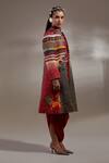 Aseem Kapoor_Crinkle Embroidery, Mirrors, Beads, Sequins Mandarin Dariya Pattern Jacket _Online_at_Aza_Fashions