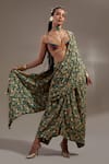 Buy_Aseem Kapoor_Cotton, Silk Sweetheart Neck Kama Pattern Blouse 