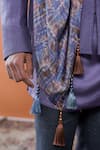 Buy_Philocaly_Purple Linen Rajneel Pintuck Bandhgala And Kurta Set 